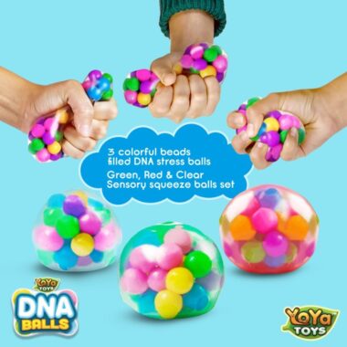 DNA Balls by YoYa Toys - Feel Calm Again with 3 Pack