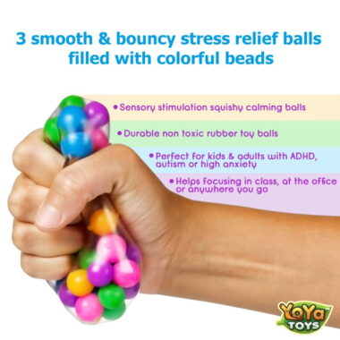 DNA Balls by YoYa Toys - RELEASE YOUR STRESS with 3 Pack