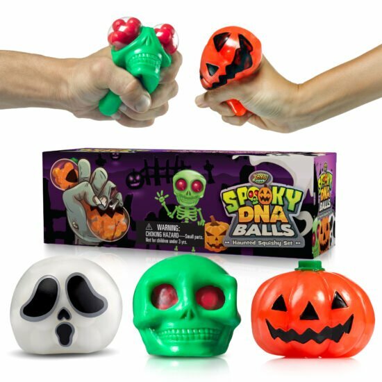 Spooky DNA Stress Balls by YoYa Toys Pumpkin
